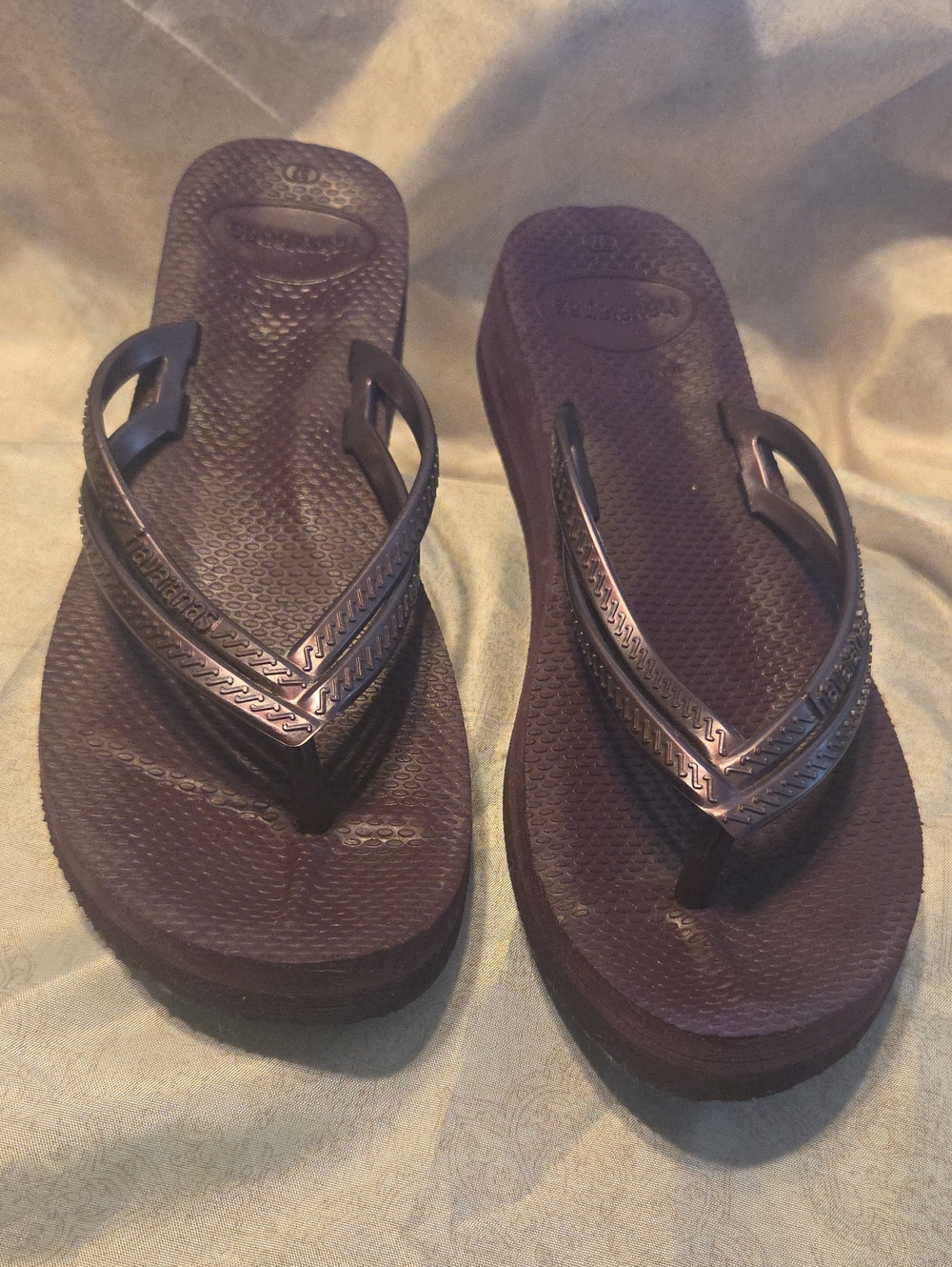 Havaianas Women's Dk Purple Platform Sandals